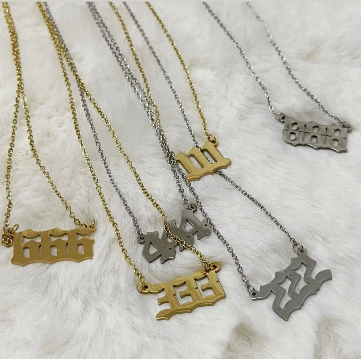 Angel Number Necklaces