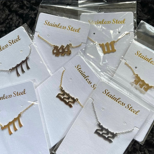 Angel Number Necklaces